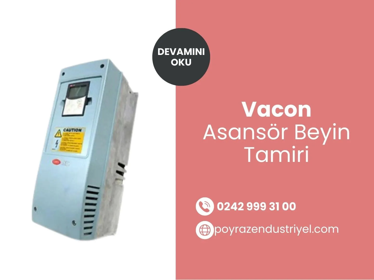Vacon Asansör Beyin Tamiri